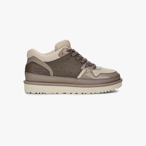 Ugg Highland Leather Women Sneakers Grey (1083OVWAH)